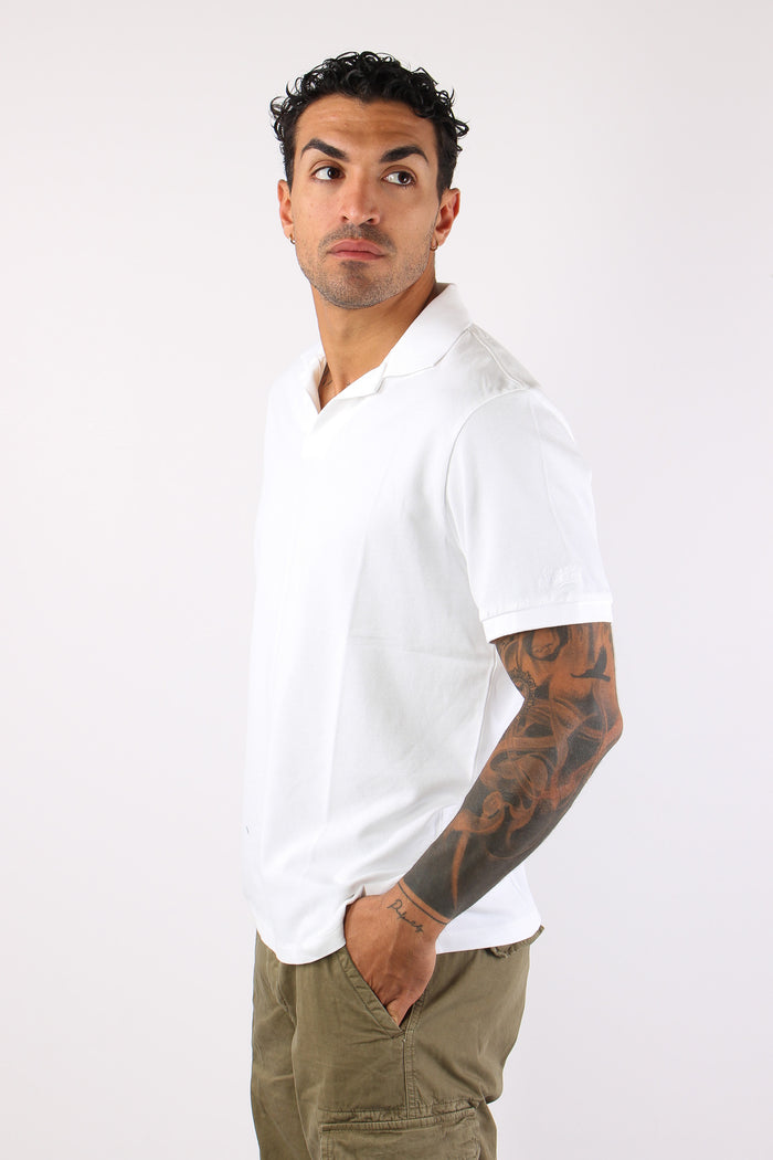 Polo Derby Piquet Bianco-6