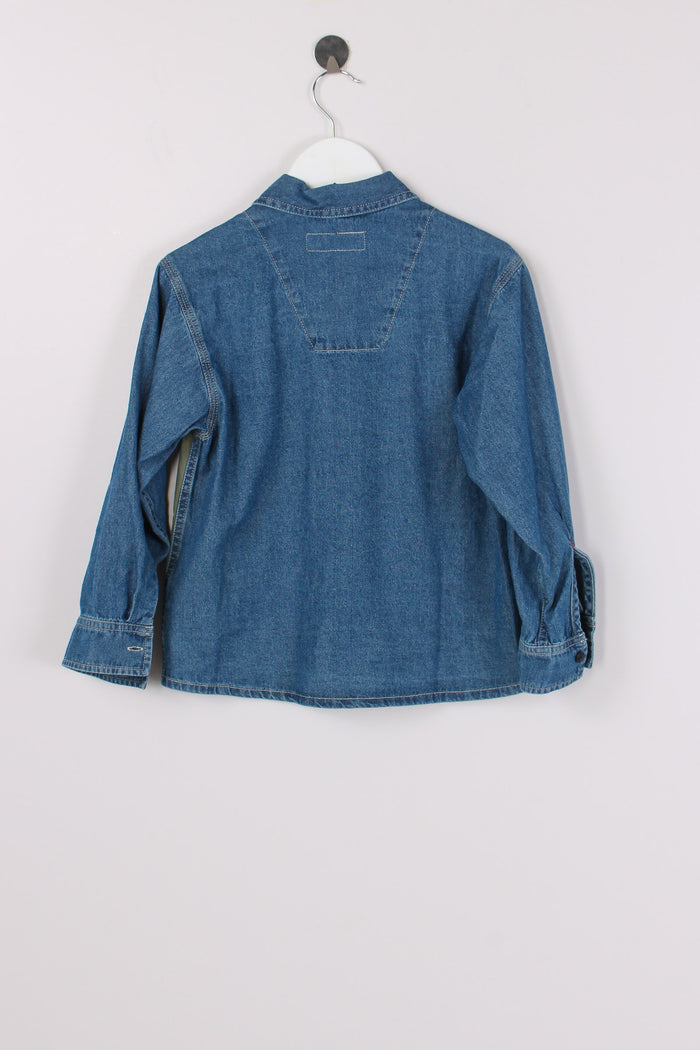 Camicia Denim Verde-2
