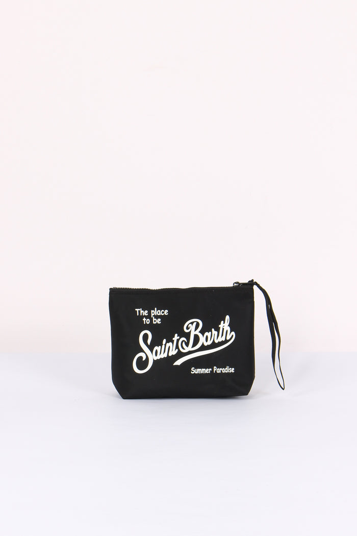Aline Pochette Nylon Nero-3