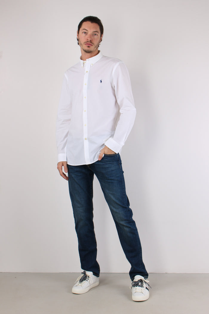 Camicia Slim Botton Down White-5