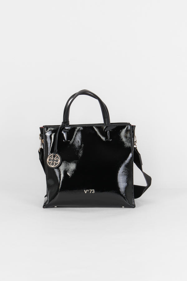 Blake Shopping Vernice Verticale Nero