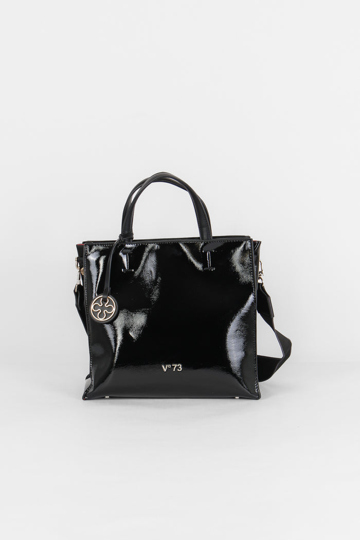 Blake Shopping Vernice Verticale Nero