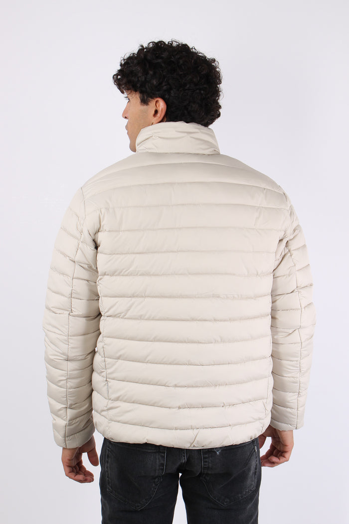 Erion Piumino Collo In Piedi Beige-5