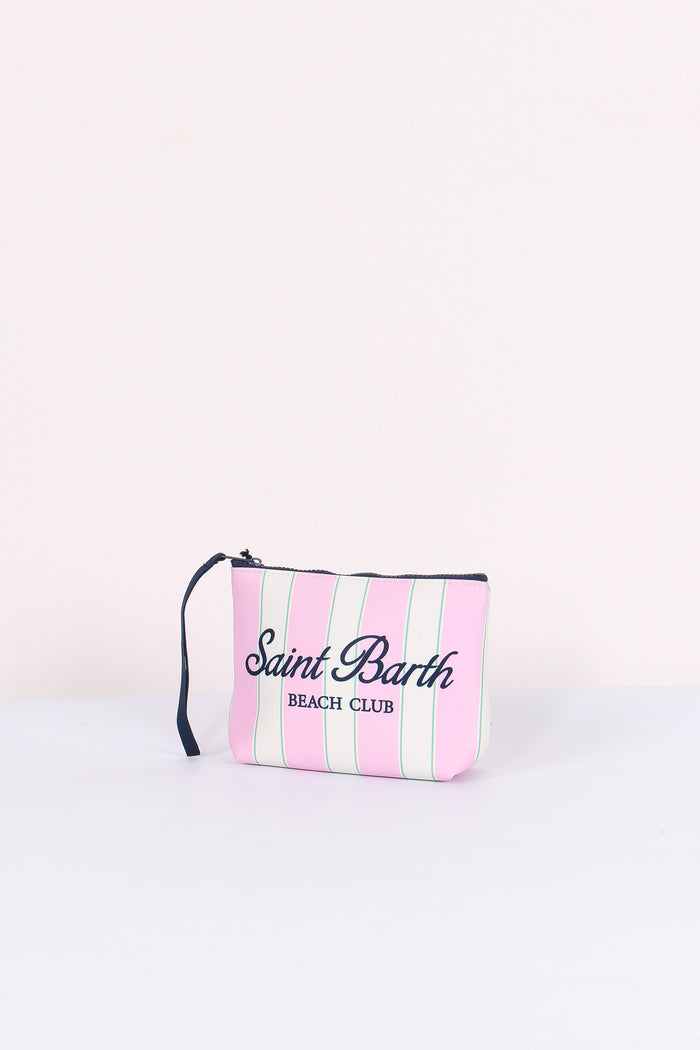 Aline Pochette Righe Rosa-2