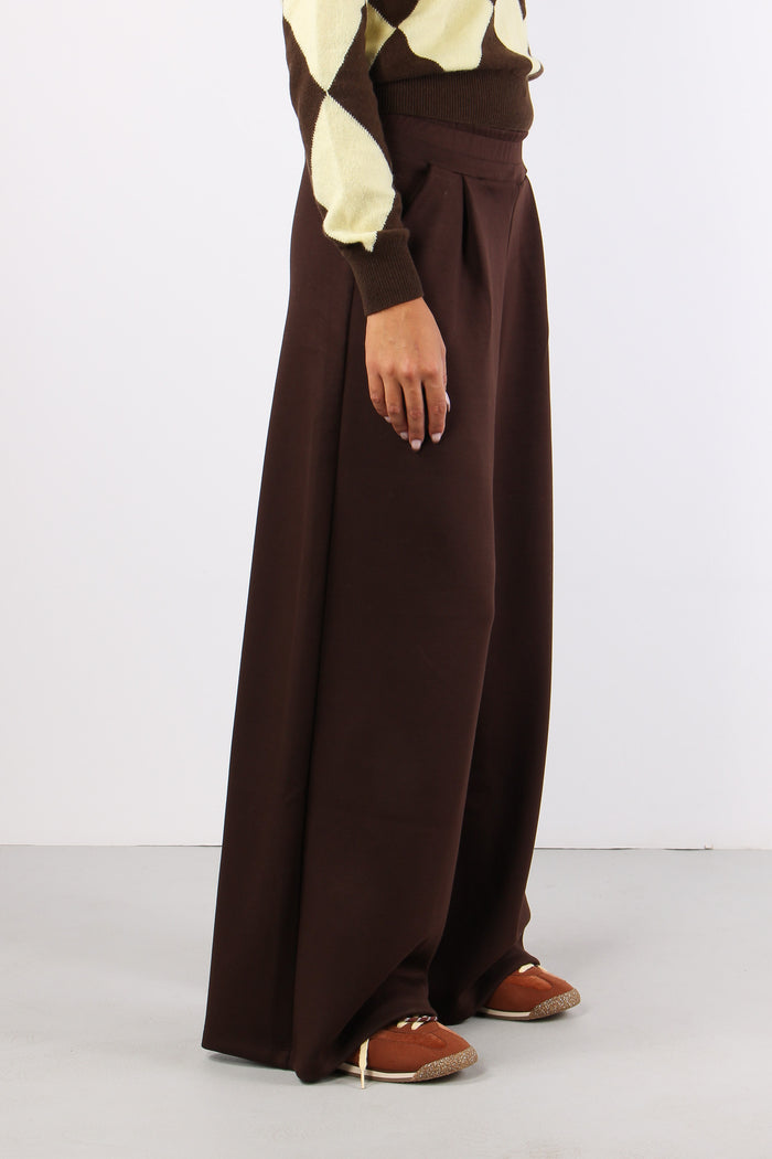 Pantalone Palazzo Pences Modal Moro-5