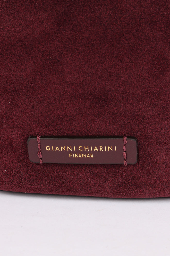 Cleo Tracolla Suede  Manico Arriccio Amarone-6