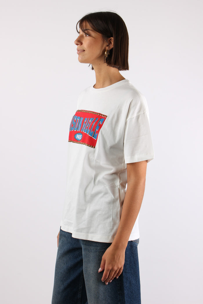 T-shirt Stampa Logo Off White-4