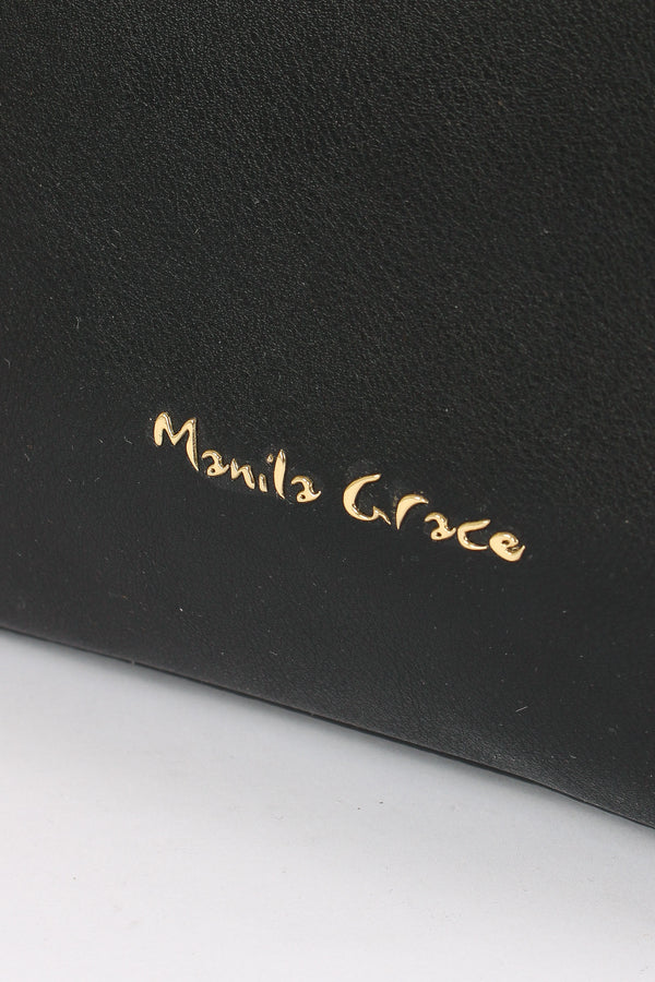 Tote Bag Manici Sottili Nero-2