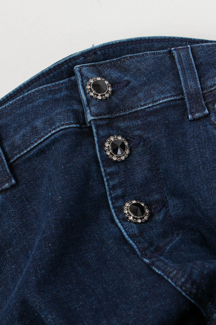Denim Monroe Bottoni Vista Denim Scuro-10