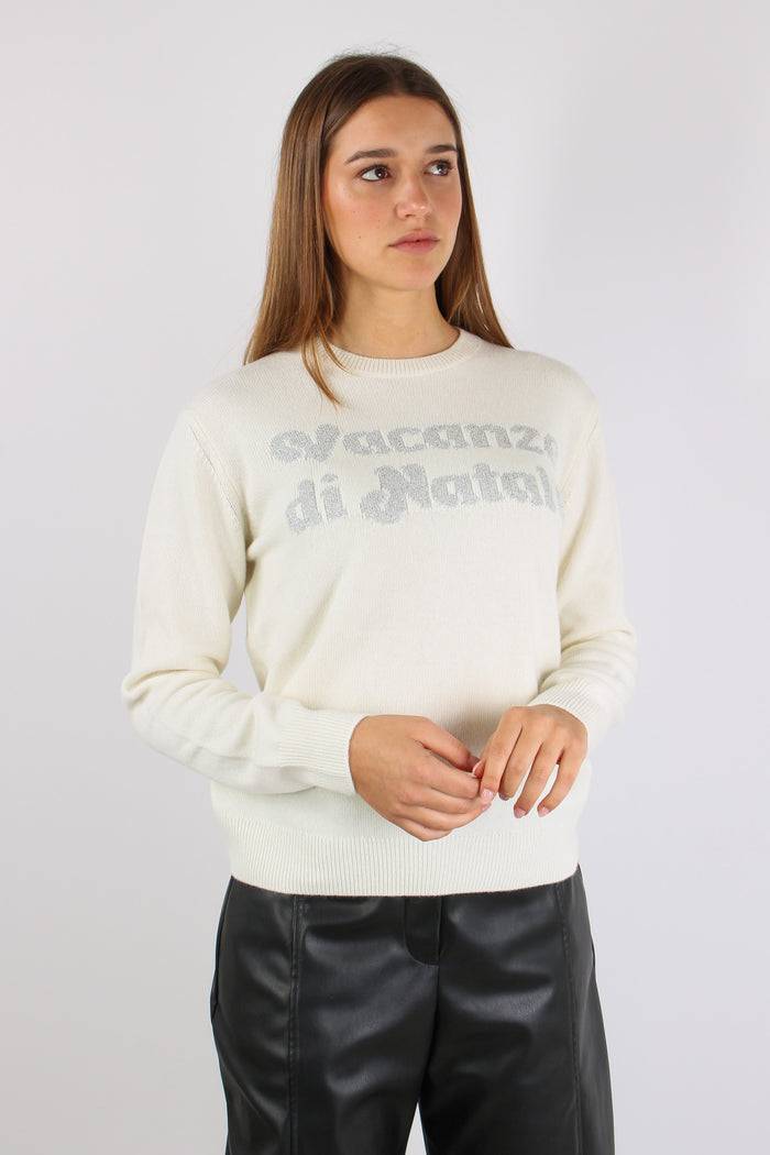 Girocollo Vacanze Natale Bianco-3