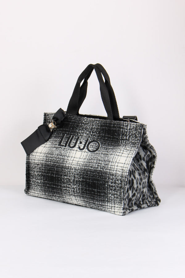 Borsa L Tote Fantasia Check-2