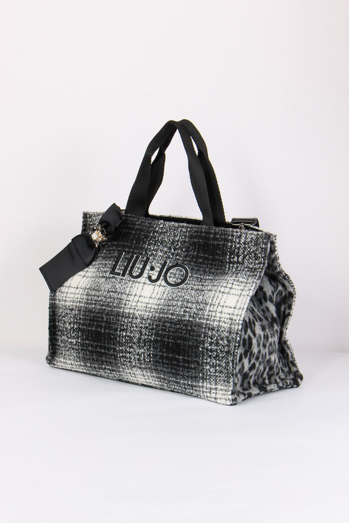 Borsa L Tote Fantasia Check-2