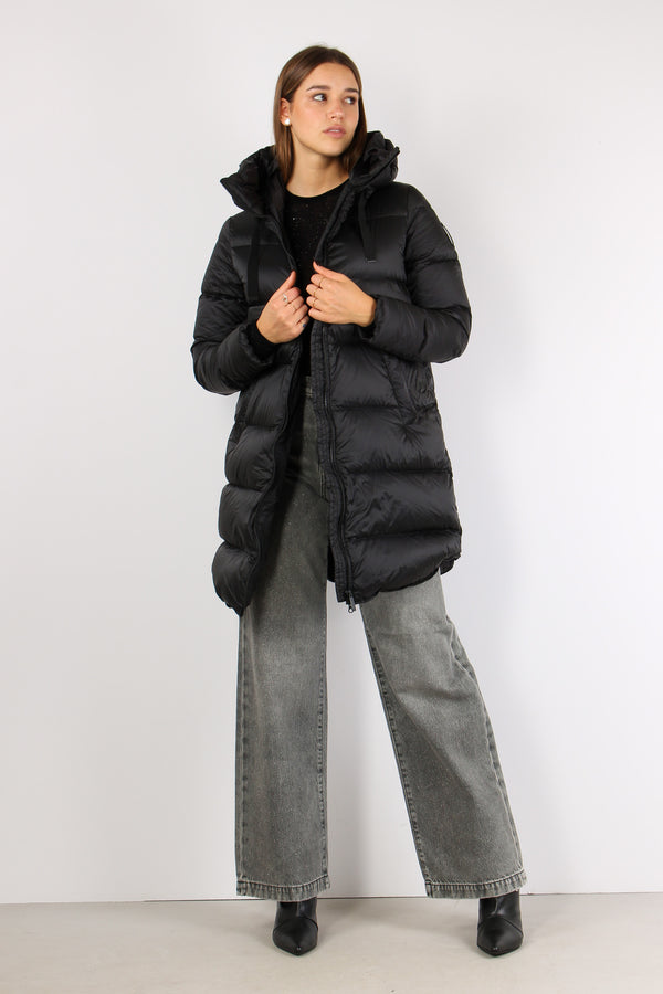 Piumino Nylo Cangiante Black