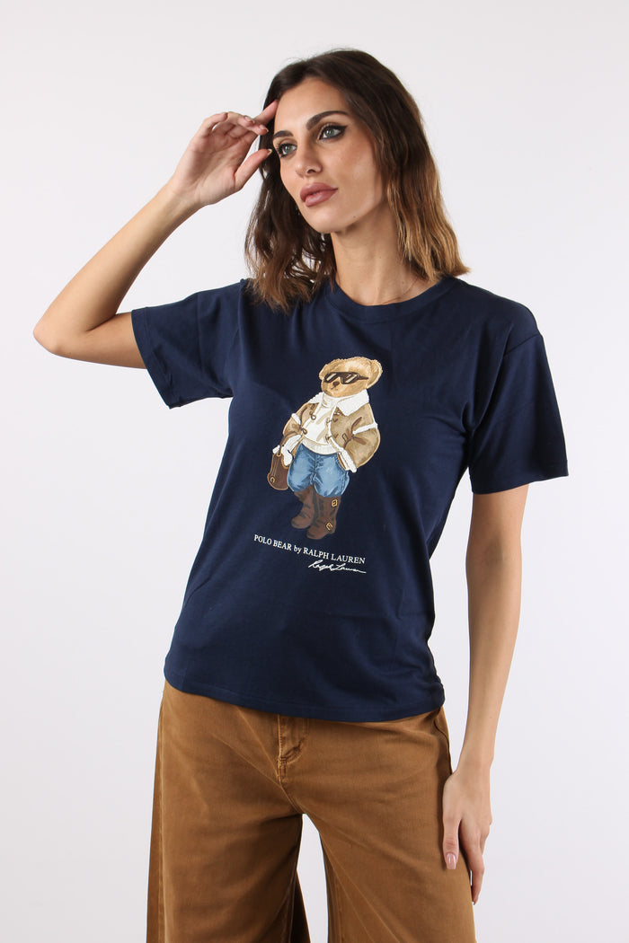 T-shirt Stampa Orso Modnight Ocean-4
