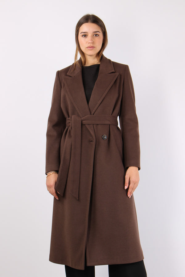 Cappotto Doppiopetto Cintura Moro-2