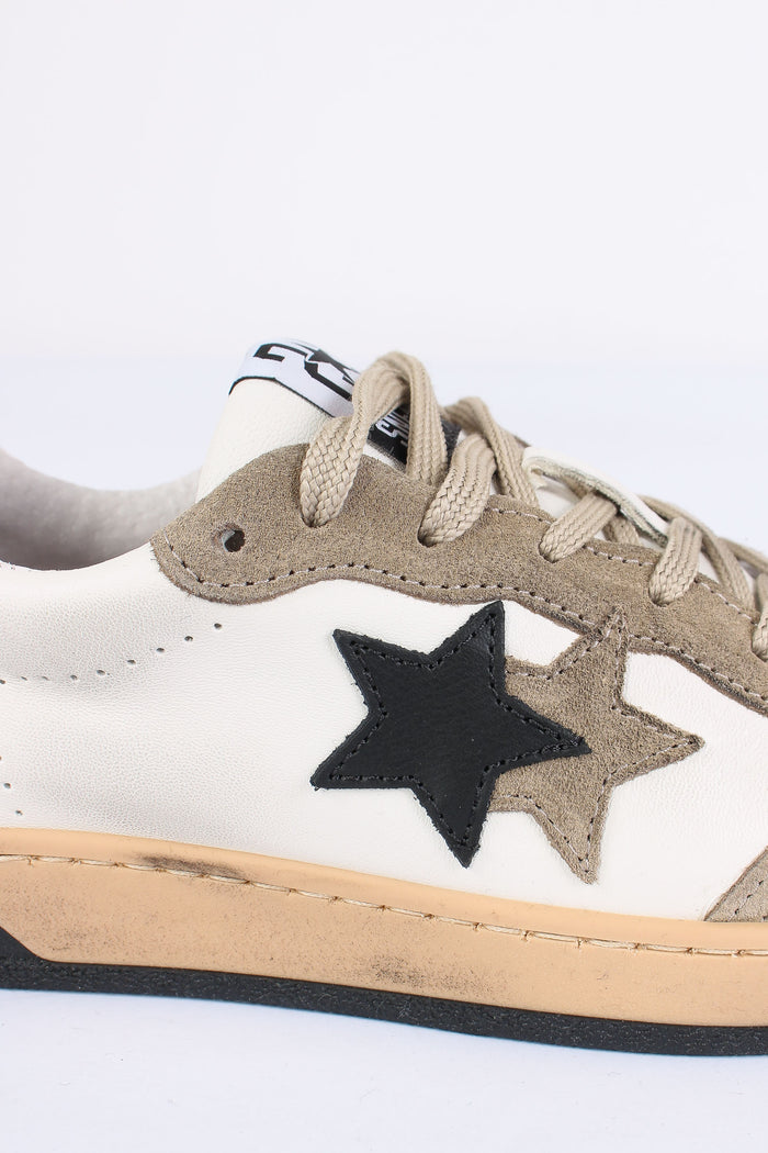 Sneakers Week Strass Bianco/taupe-7
