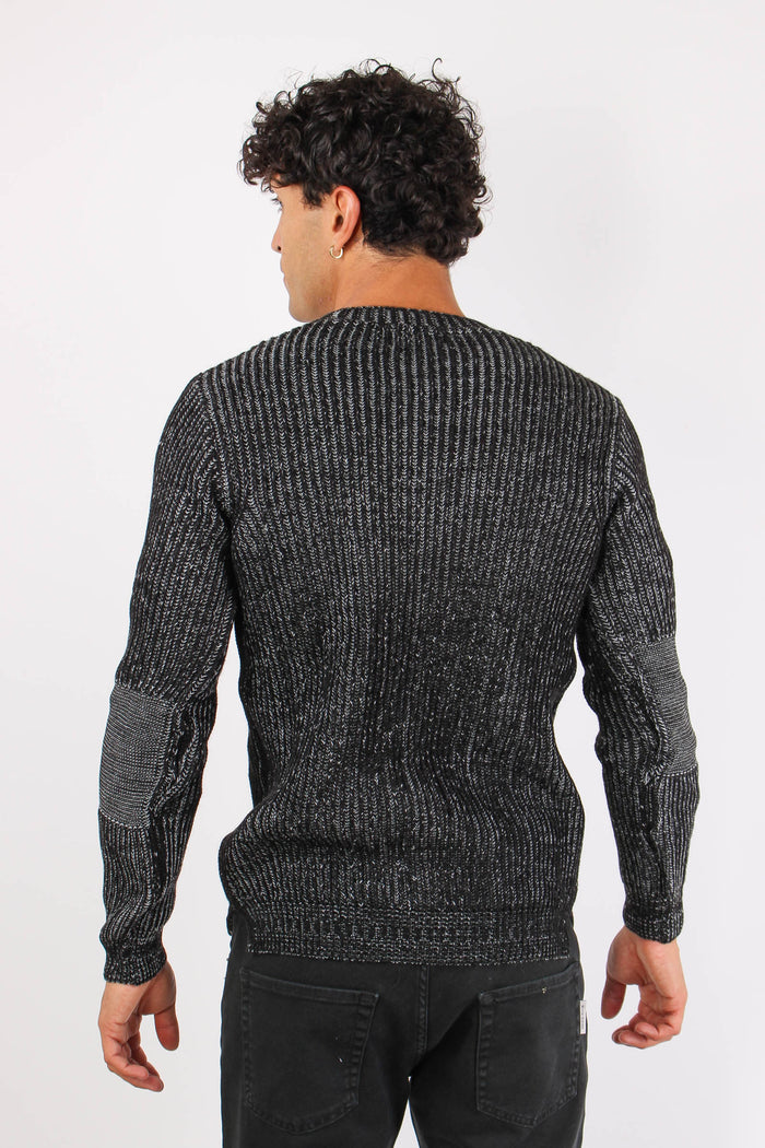 Girocollo Costa Inglese Bicolo Nero/perla-5