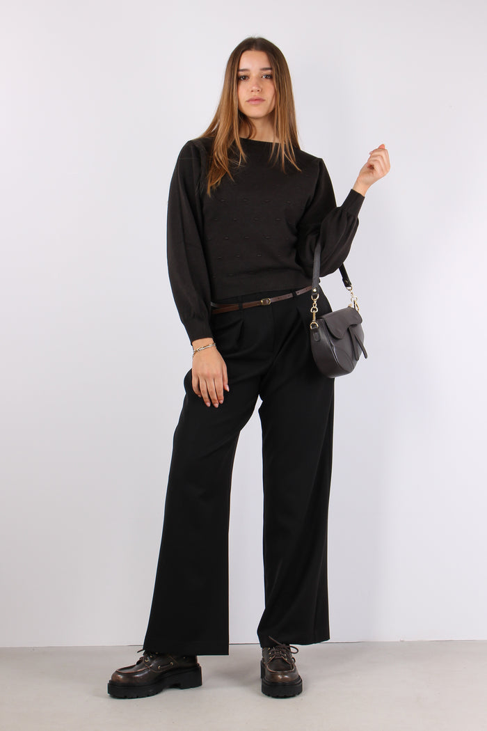 Maglia Scatoletta Punto Noccio Moro