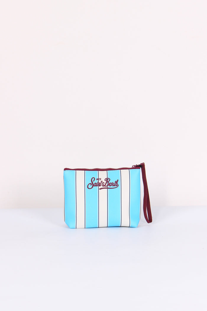 Aline Pochette Righe Azzurro-3
