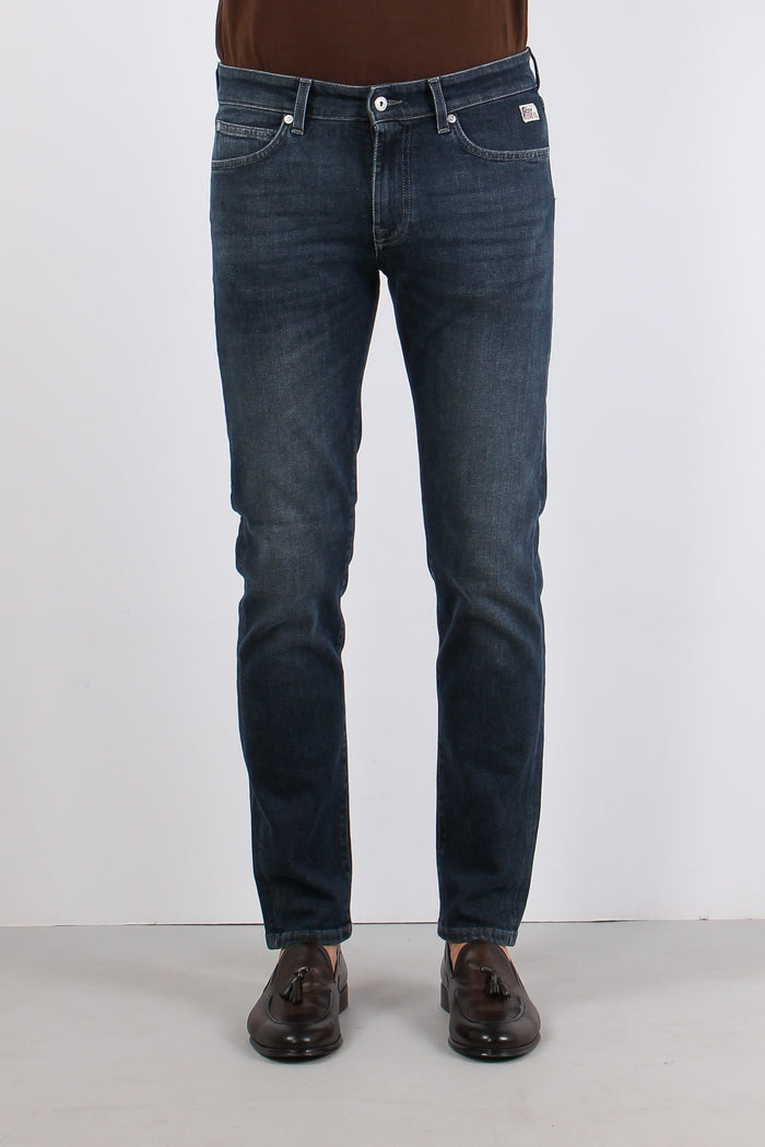 Denim Slim Slavato Denim Black-2