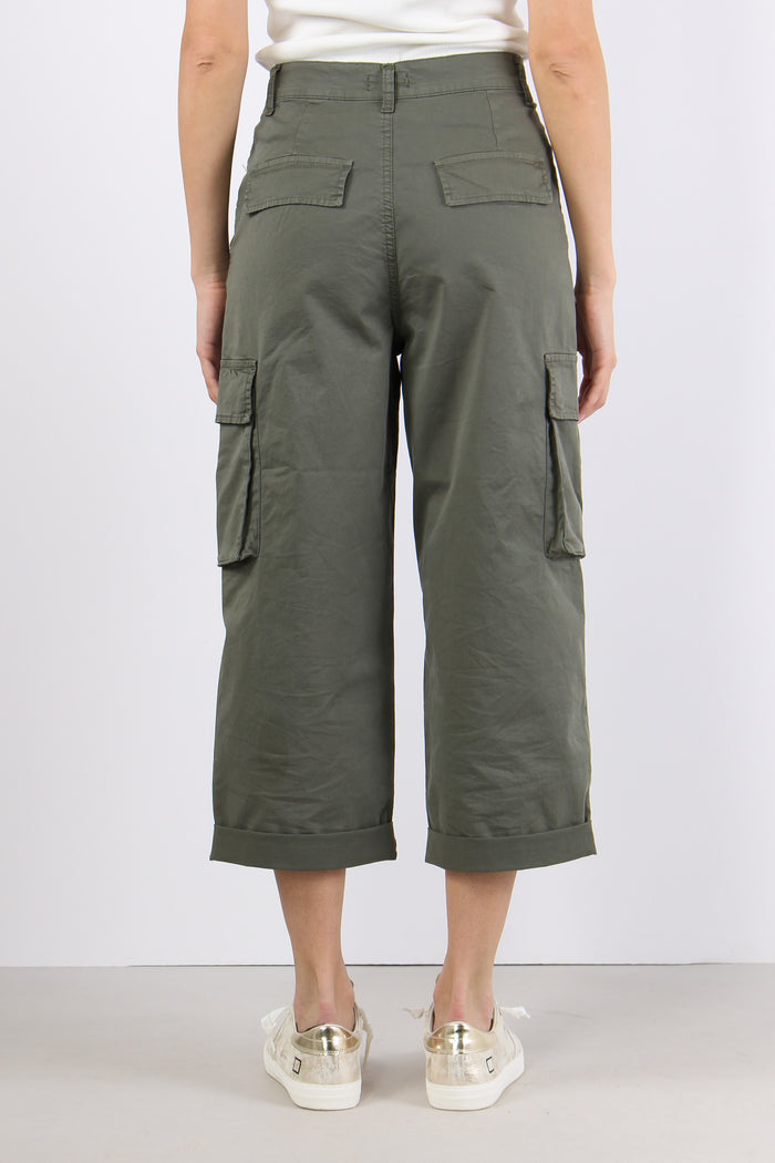 Pantalone Tasconato Gamba Drit Militare-4