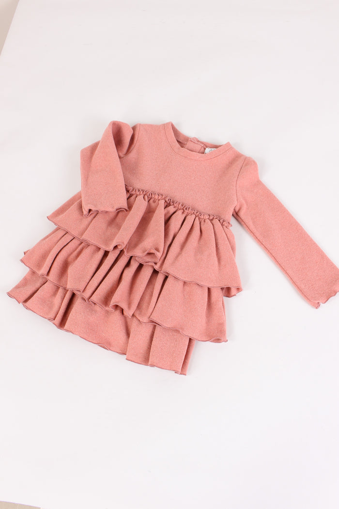 Abito 3 Balze Rosa-2