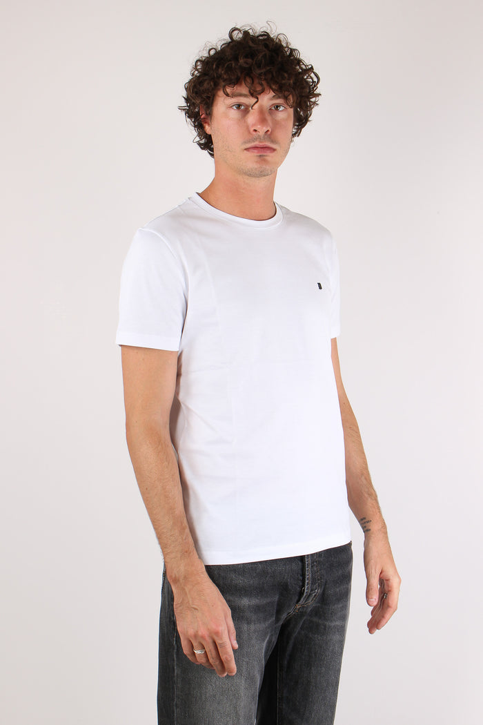 T-shirt Cotone Fiammato White-6
