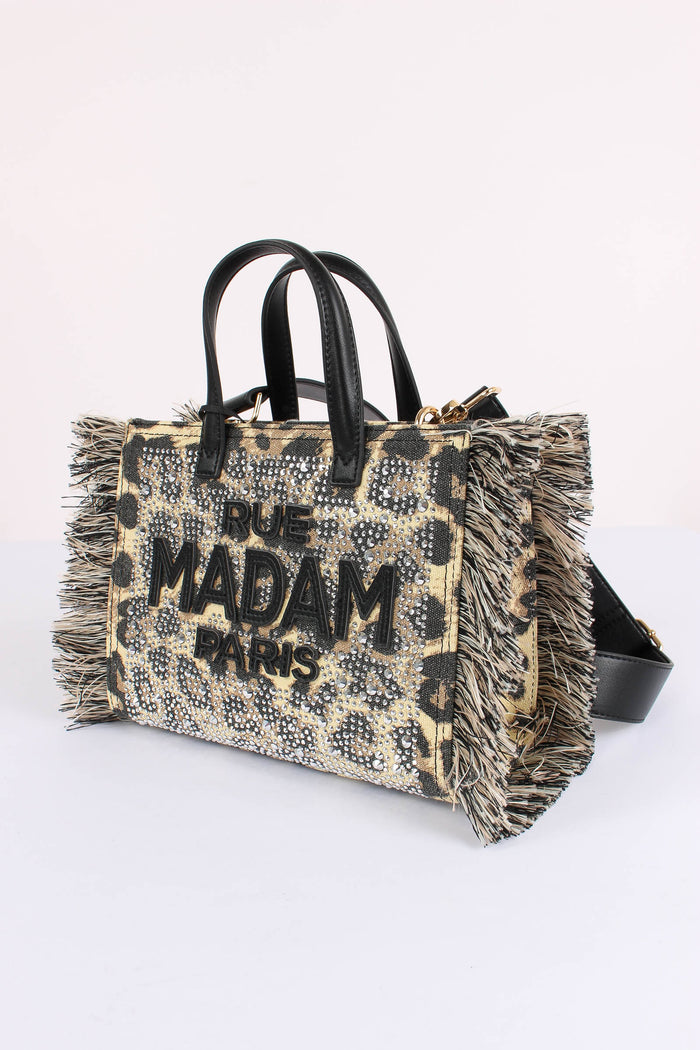Shopping Mini Strass Leopard-6