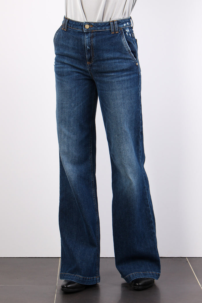 Jeans Palazzo Tasca America Medium Blue-5