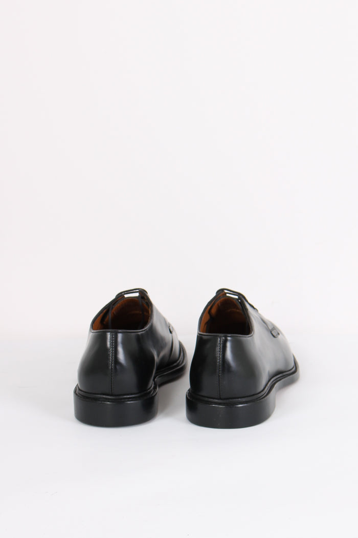 Scarpa Allacciata Pelle Black-3