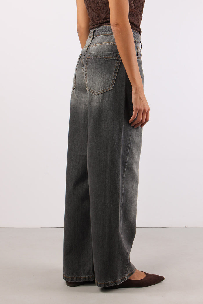 Denim Palazzo Grey-6