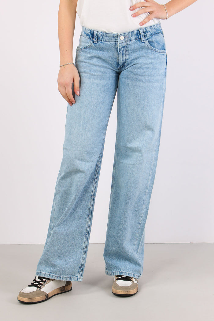 Denim Vita Bassa Denim Chiaro-2
