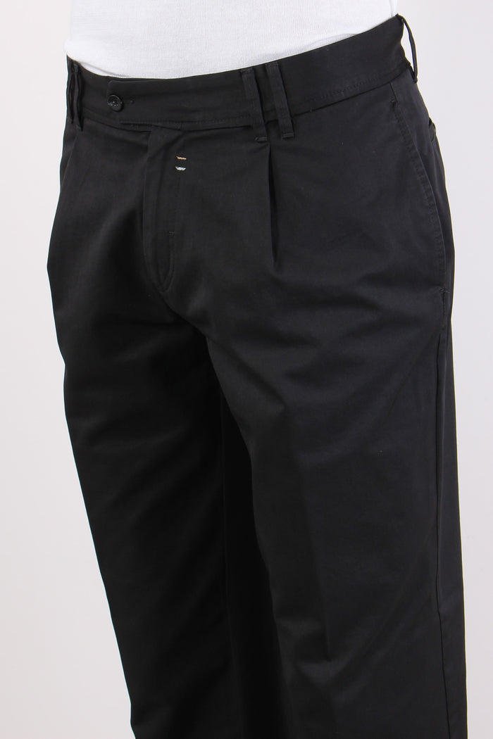 Tela Pantalone Largo Nero-8