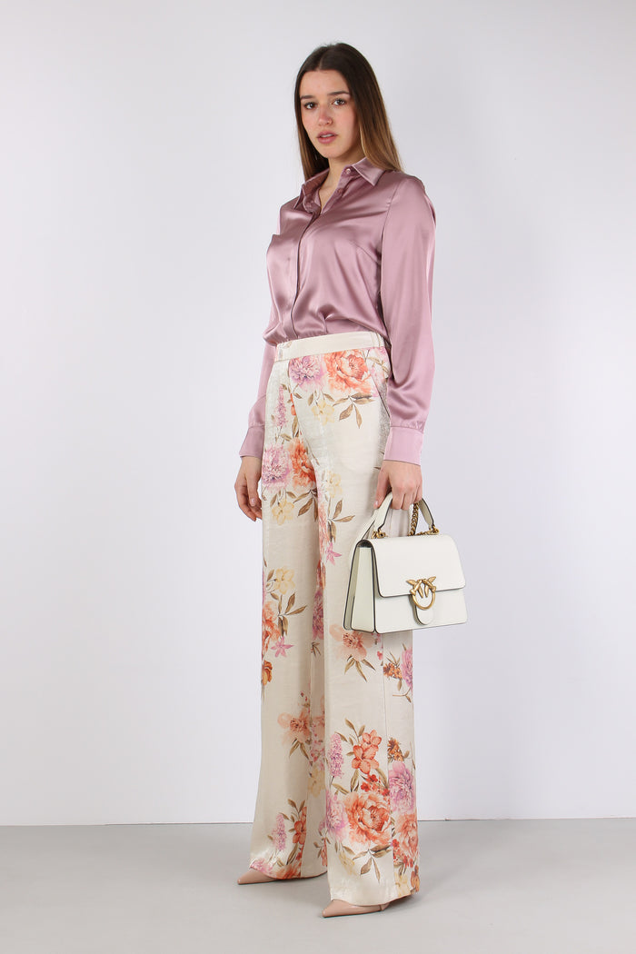 Camicia Raso M/l Rosa-7