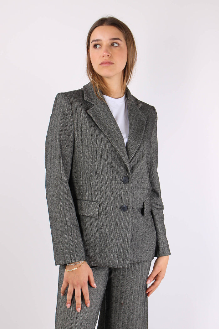 Giacca Spacchetti Resca Nero/grigio-8