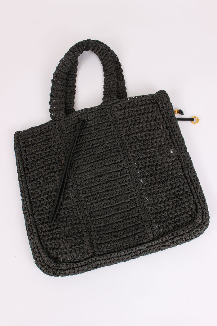 Nefeli Shopping Verticale Pagl Nero-6