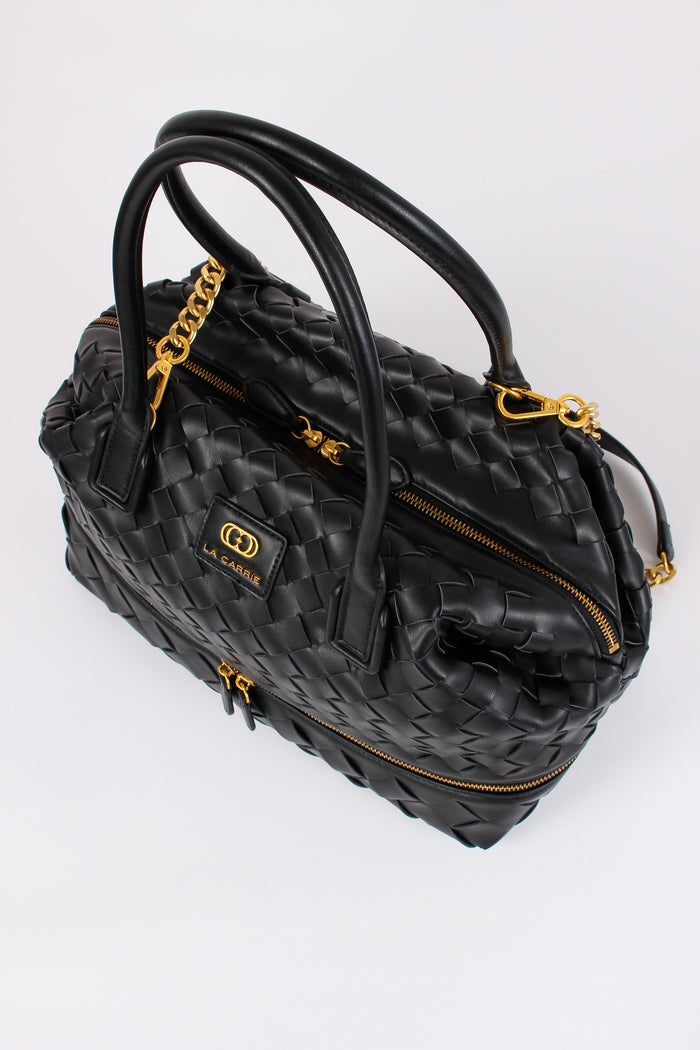 Bauletto Grande Intreccio Black-6