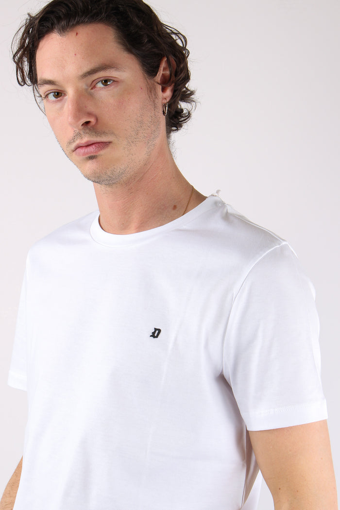 T-shirt Logo Cotone Bianco-7