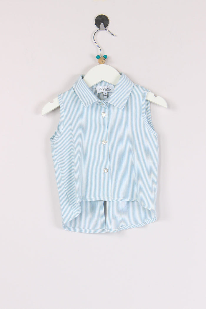 Camicia Riga Fiocco Dietro Unica