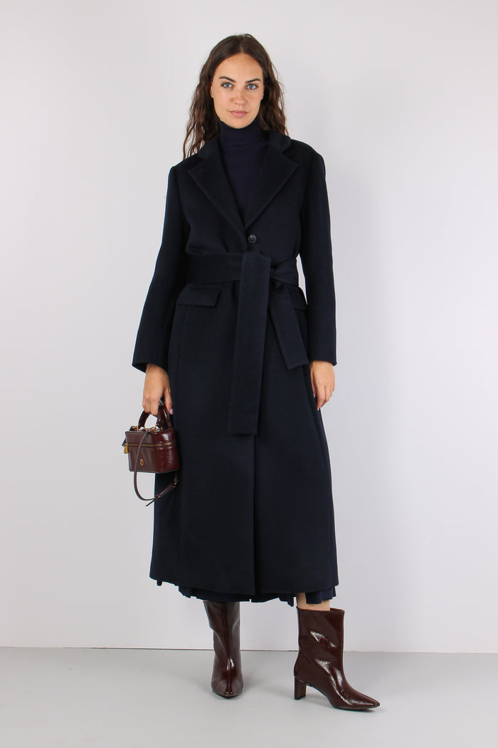 Mllovatta Cappotto Lungo Blu-3