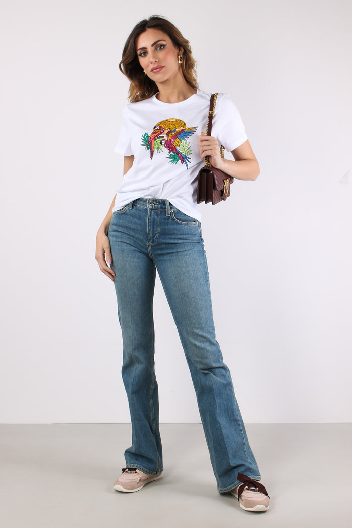T-shirt Stampa Tucano Bianco-3
