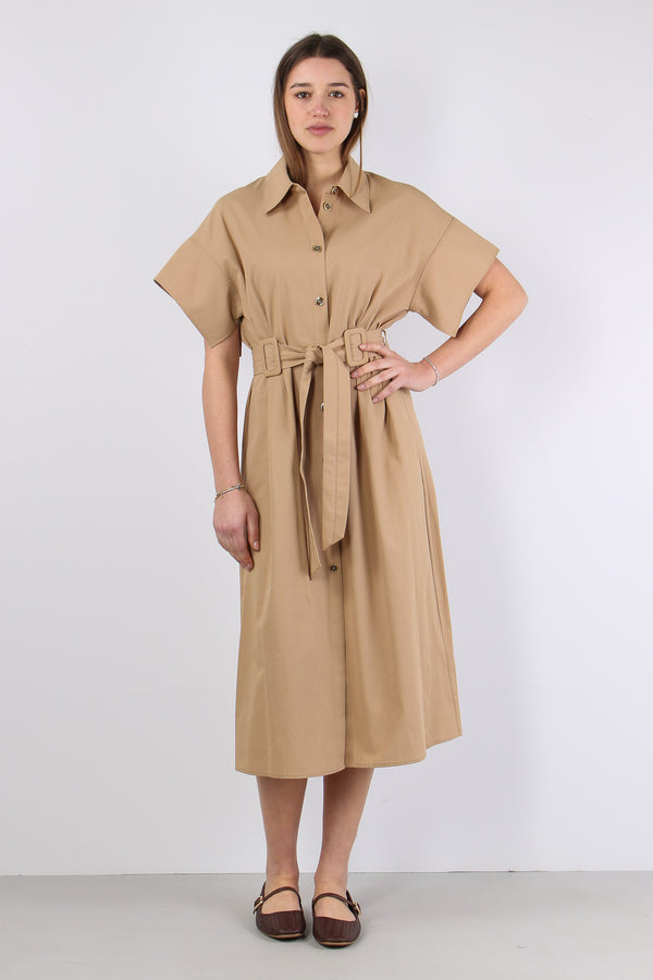 Alesha Chemisier Cintura Beige Chantilly-2