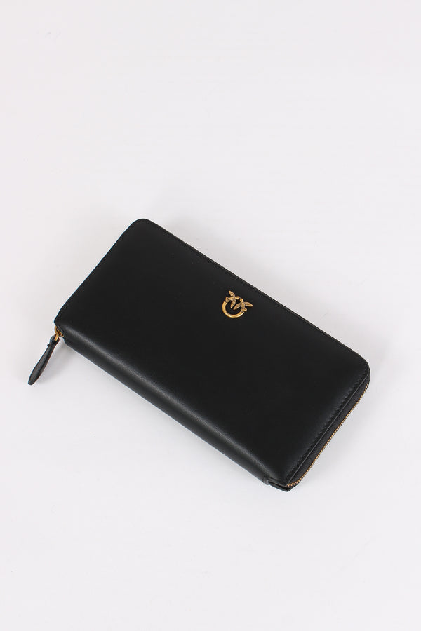 Ryder Portafoglio Zip Around P Nero/gold-2