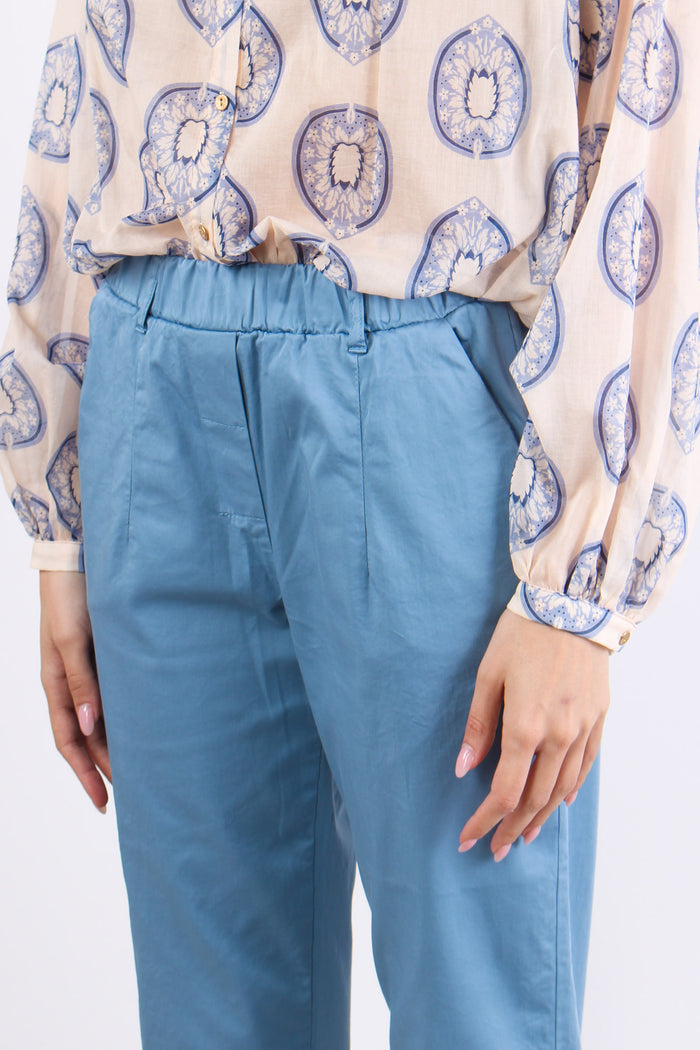 Pantalone Elastico Cotone Legg Polvere-6