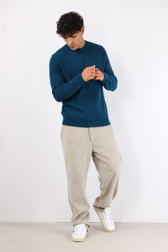 Girocollo Misto Alpaca Teal Green-3