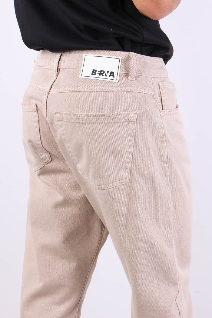 Pantalone 5 Tasche Bull Caffelatte-6