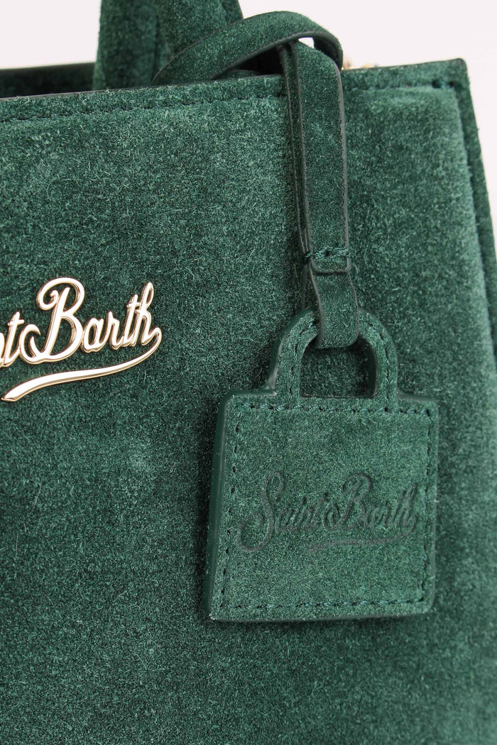 Shopping Mini Suede Verde-8