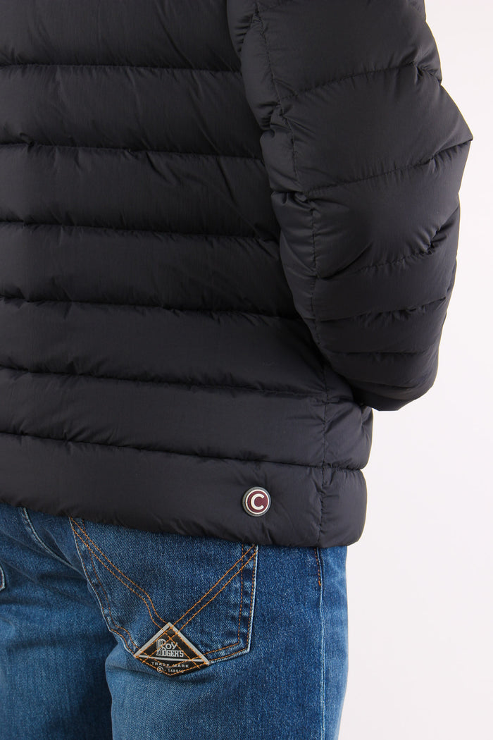 Giubbotto Basico Cappuccio Nero/vulcan-8