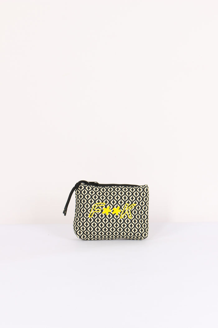 Pochette Neoprene Riga Beige/nero