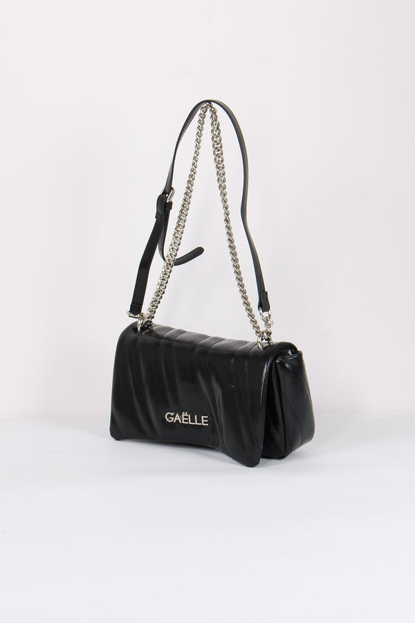 Tracolla Maxi Matelasse Vintag Nero-2